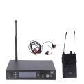 MX IEM Wireless In-ear monitor System Professional for Stereo System Transmitter and Beltpack Receiver for Studio, Guitar, Band Rehearsal, Live Performance