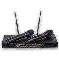 Superlux Professional UHF Wireless Microphone System with Two Handheld mic