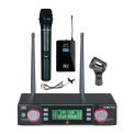 MX UHF WIRELESS MICROPHONE System - Dynamic Handheld Wireless Microphone & One Collar Mic System,150 Feet Operating Ideal for Karaoke, Party, DJ, Church, Wedding, Indoor/Outdoor Activities