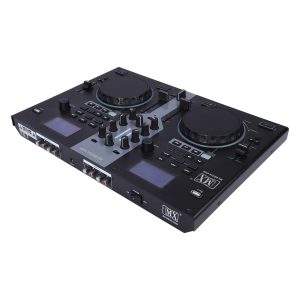 MX DJ controller Media Player with dual USB flash drives and a fully-integrated two-channel mixer