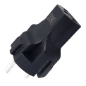 MX European Schuko CEE7/7 Male Plug to IEC320 C13 Connector – Power Plug Adapter (10 AMPS) (MX-4209)