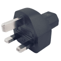 MX UK BS 1363 Male Plug to IEC 320 C13 Connector – Power Plug Adapter with Fuse (13 Amperes)