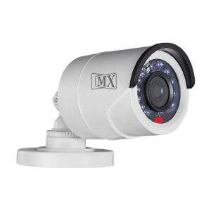MX Dummy Fake Simulated Infrared IR LED Sensor Black Bullet Wireless Security Camera With Red Light Realistic Looking CCTV Surveillance White (MX Dummy 5)