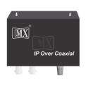 MX IP over Coaxial Networking Transceiver - Up to 16 Camera Looping Possible - 10/100/1000 Mbps