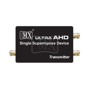 MX 2 WAY MULTIPLEXER ON A SINGLE COAXIAL CABLE - AHD VIDEO & DATA TRANSMISSION - SUPERIMPOSE DEVICE - UPTO 700 MTRS