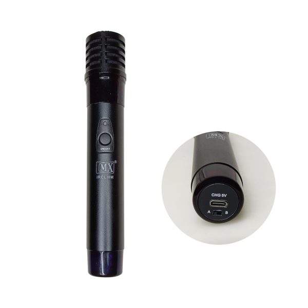 MX Advanced Classroom Microphone With Dual-Channel Infrared Receiver System with LCD Display and Volume Control