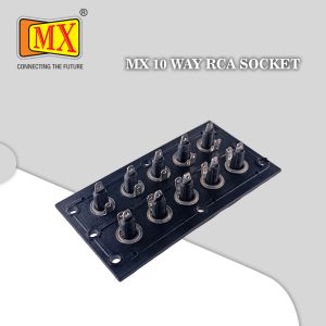 MX 10 WAY RCA female connector (Pack of 2)
