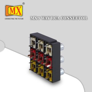 MX 9-Way RCA Female Connectors (Pack of 2)