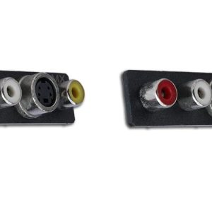 MX 3 RCA Female + 4-Pin Mini DIN Female Connectors (Pack of 2)
