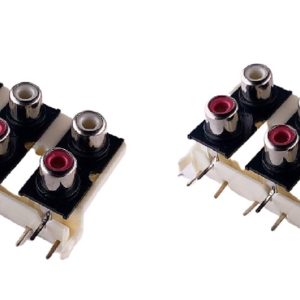 MX 6 WAY RCA female connector PCB mounting (Pack of 2)