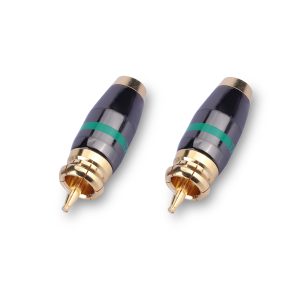 MX RCA (RGB) Male Plugs with Locking System (Pack of 2)