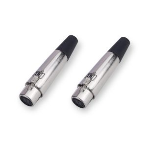 MX XLR 7-Pin Female Microphone Extension Connector - Cannon Type (Pack of 2)