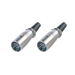 MX XLR 6-Pin Male Microphone Connector (Pack of 2)