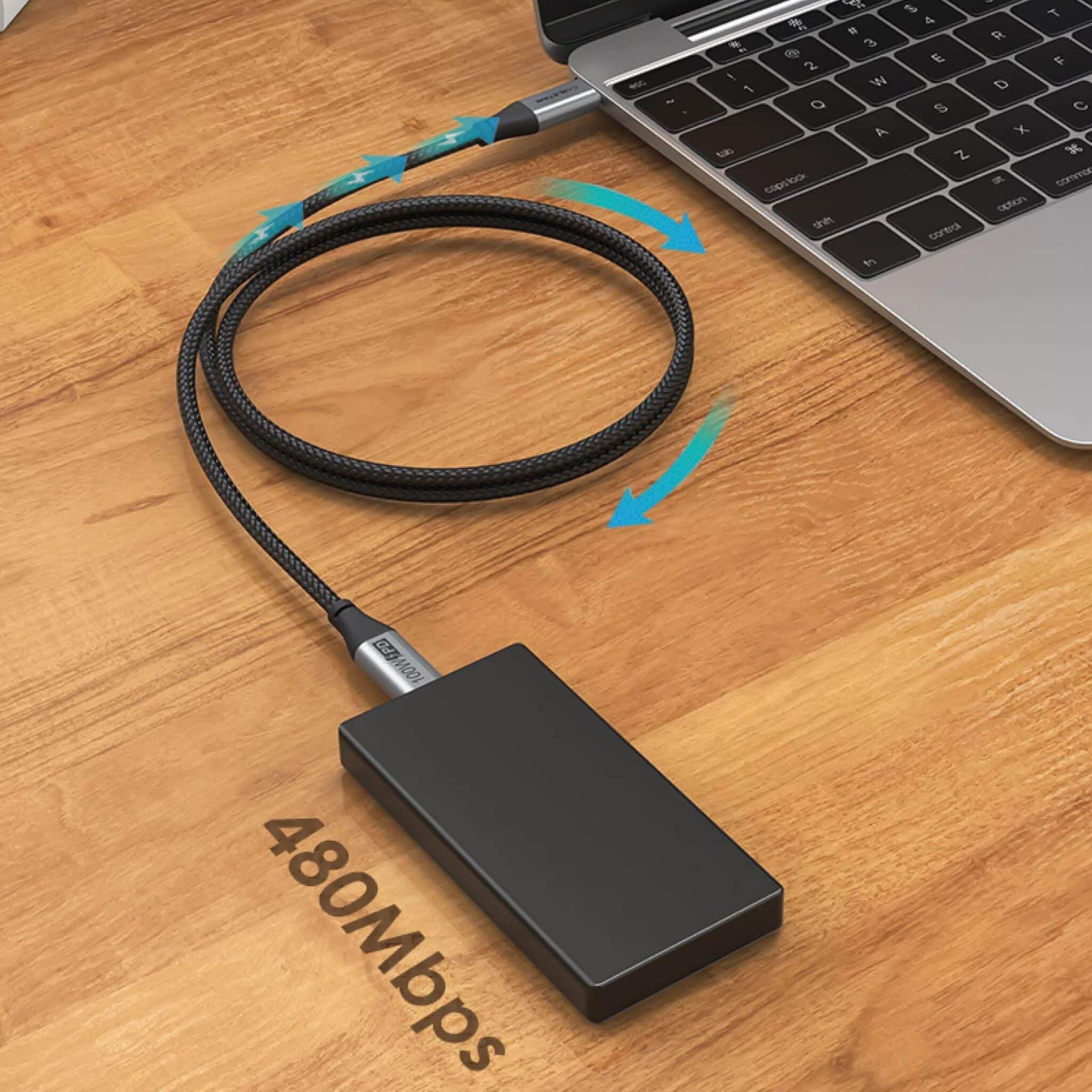 MX Premium USB-C to USB-C PD100W USB 2.0 Cable (MXP-5401-2) - Image 4