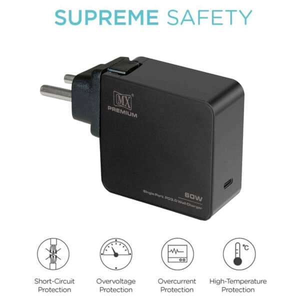 Fast Charger - MX Premium 60W Single Port USB C PD Wall Charger (MXP-5007-60C)