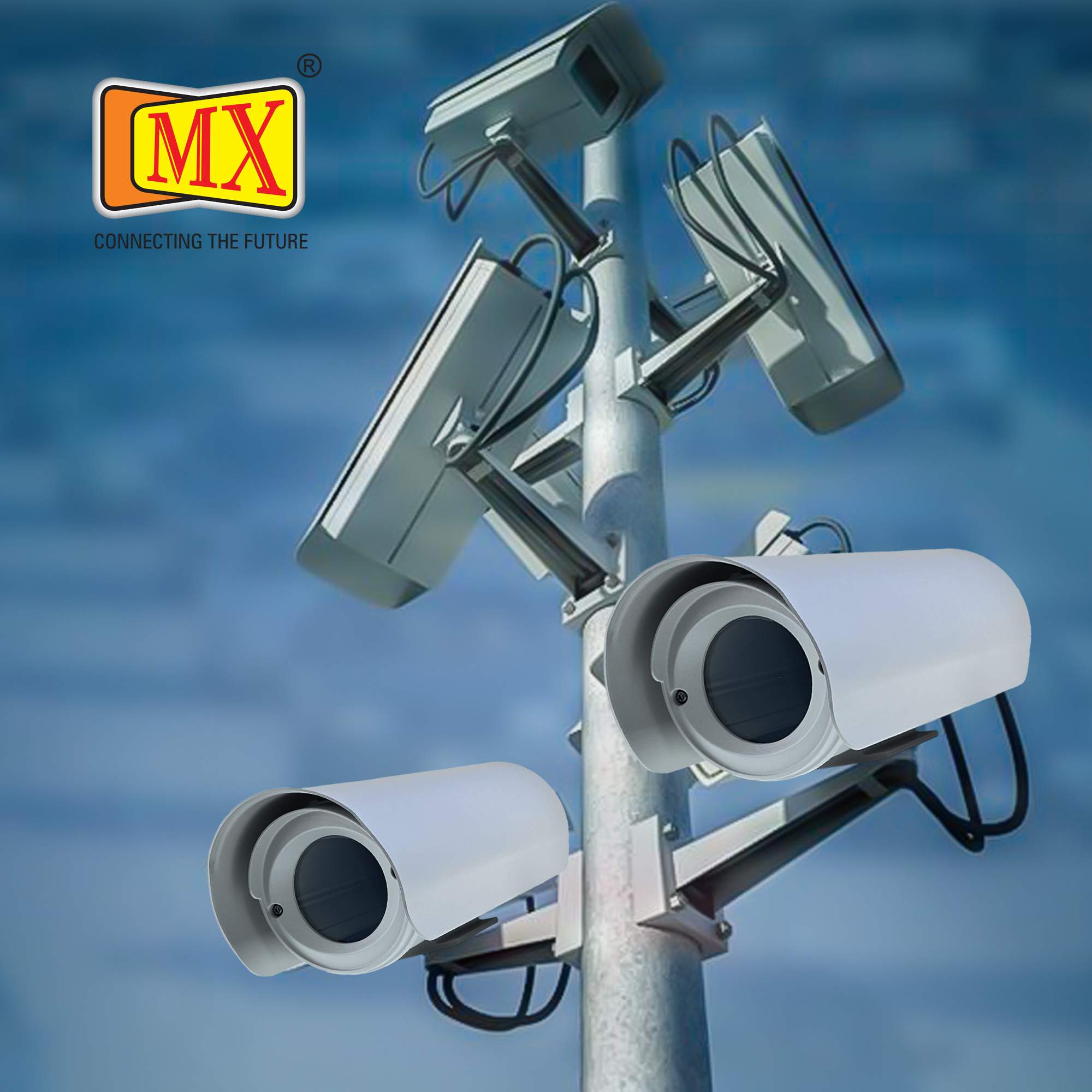 MX IP 66 Side Opening Round Type 287 MM Length With Sunshield- Outdoor Weatherproof Heavy Duty CCTV Security Surveillance Cameras Housing Mount Enclosure Security Camera -Without Bracket - Image 5
