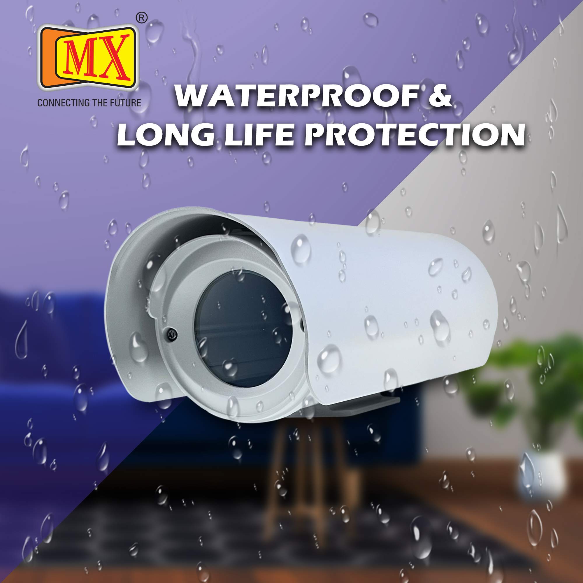MX IP 66 Side Opening Round Type 287 MM Length With Sunshield- Outdoor Weatherproof Heavy Duty CCTV Security Surveillance Cameras Housing Mount Enclosure Security Camera -Without Bracket - Image 4