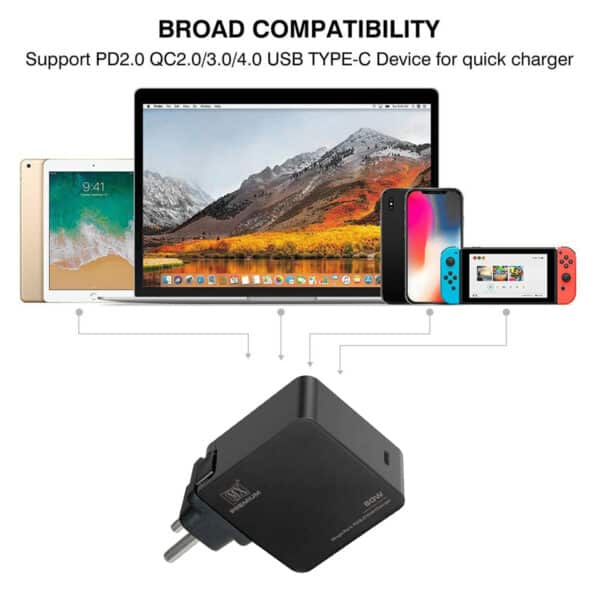 Fast Charger - MX Premium 60W Single Port USB C PD Wall Charger (MXP-5007-60C)