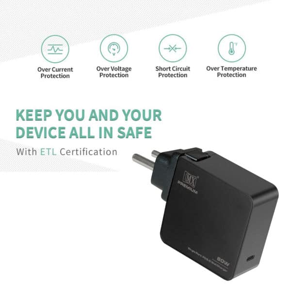 Fast Charger - MX Premium 60W Single Port USB C PD Wall Charger (MXP-5007-60C)