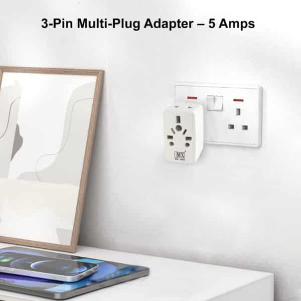 MX 3-Pin Multi-Plug Adapter – 5 Amps