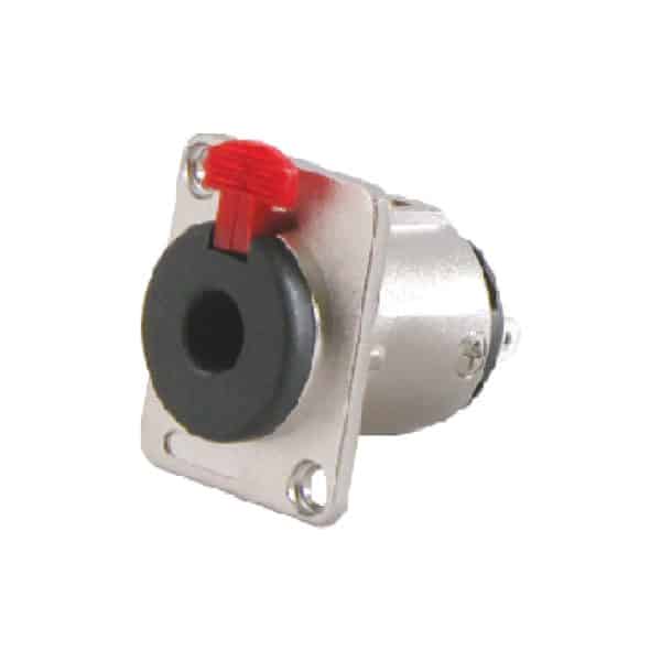 MX 6.35 MM P-38 MONO FEMALE SOCKET LOCKING TYPE PANEL MOUNTING