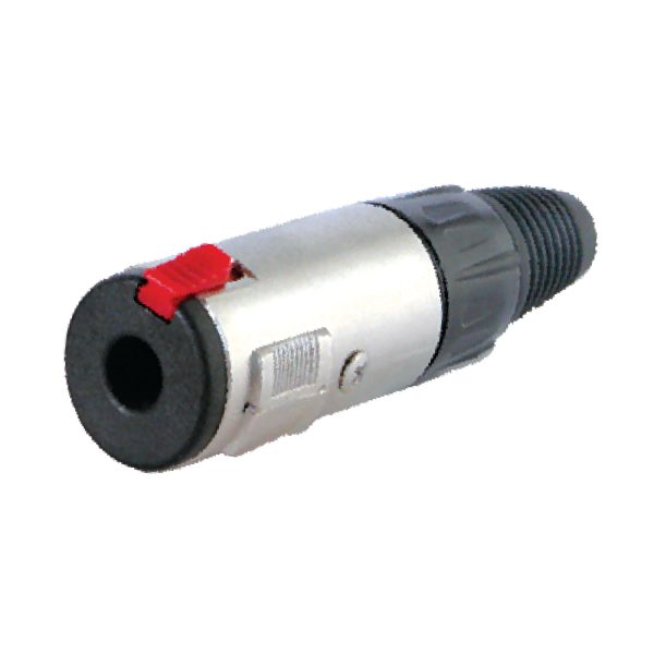 MX 6.35 MM P-38 STEREO MALE EXTENSION SOCKET - LOCKING TYPE