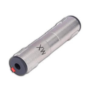 MX 6.35mm P-38 Mono Female to 6.35mm P-38 Stereo Female Socket (Locking Type)