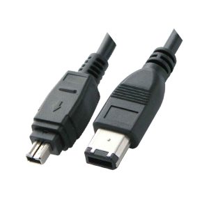 MX FireWire IEEE 1394 Cable 4 Pin Male to MX 6 Pin Male Cord - 15 Meters