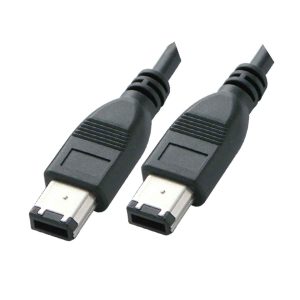 MX FireWire IEEE 1394 Cable, 6 Pin Male to MX 6 Pin Male Cord - 5 Meters