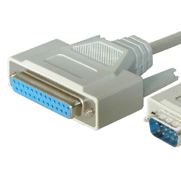 MX DB 09P MALE TO MX DB 25P FEMALE 9C MOLDED MODEM CABLE - Image 2