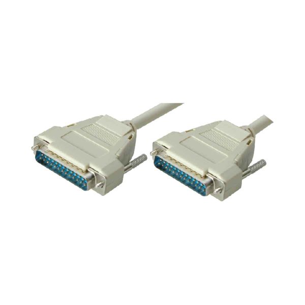 MX DB 25P MALE TO MX DB 25P MALE 18C MOULDED SERIAL DATA CABLE