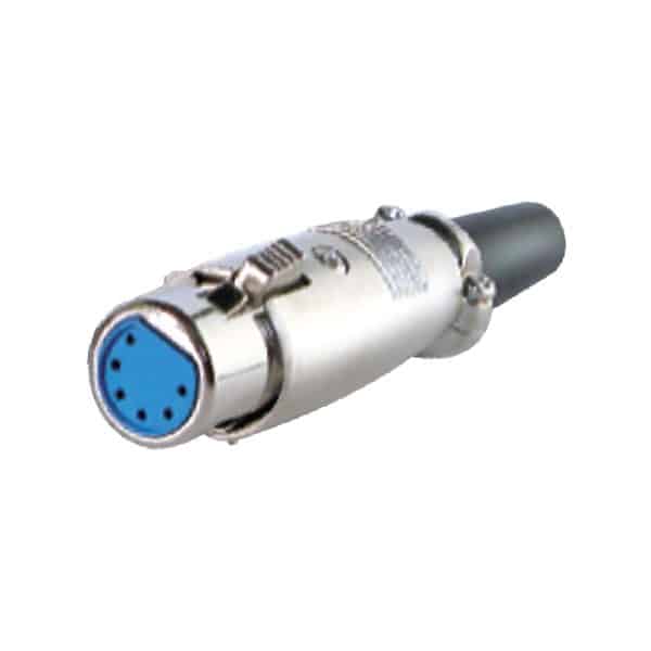 MX 6 PIN MIC EXTENTION FEMALE CONNECTOR XLR