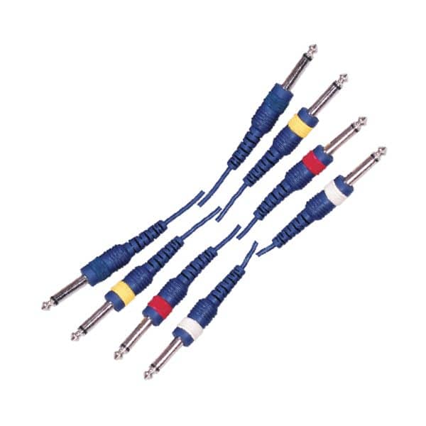MX 4 X 6.35mm P-38 Mono Plug To 4 X 6.35mm P-38 Mono Plug Cord Heavy Duty MX 2236