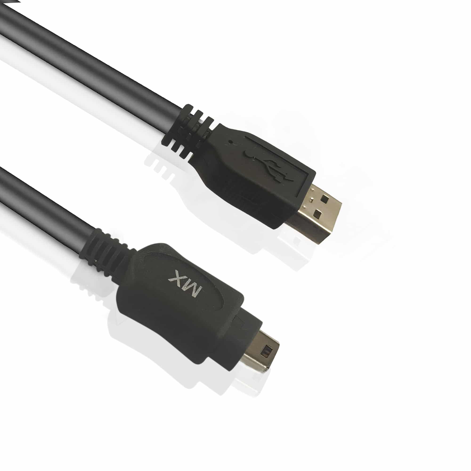 MX FireWire IEEE 1394 4 Pin Male to USB A Male Cord - 3 Meters