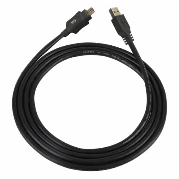 MX FireWire IEEE 1394 4 Pin Male to USB A Male Cord - 5 Meters