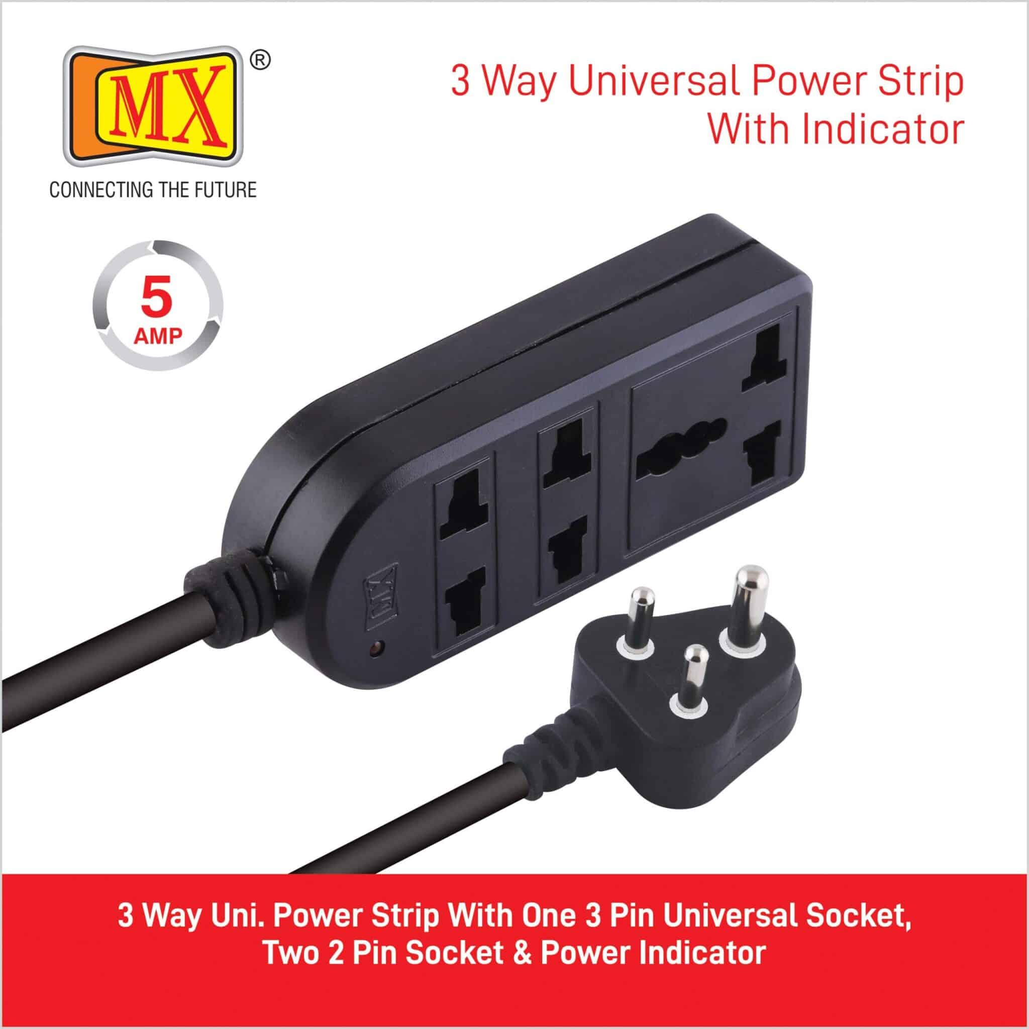 MX UNIVERSAL POWER STRIP(1+2) for home appliances like electric cooktop & Stove - Image 5