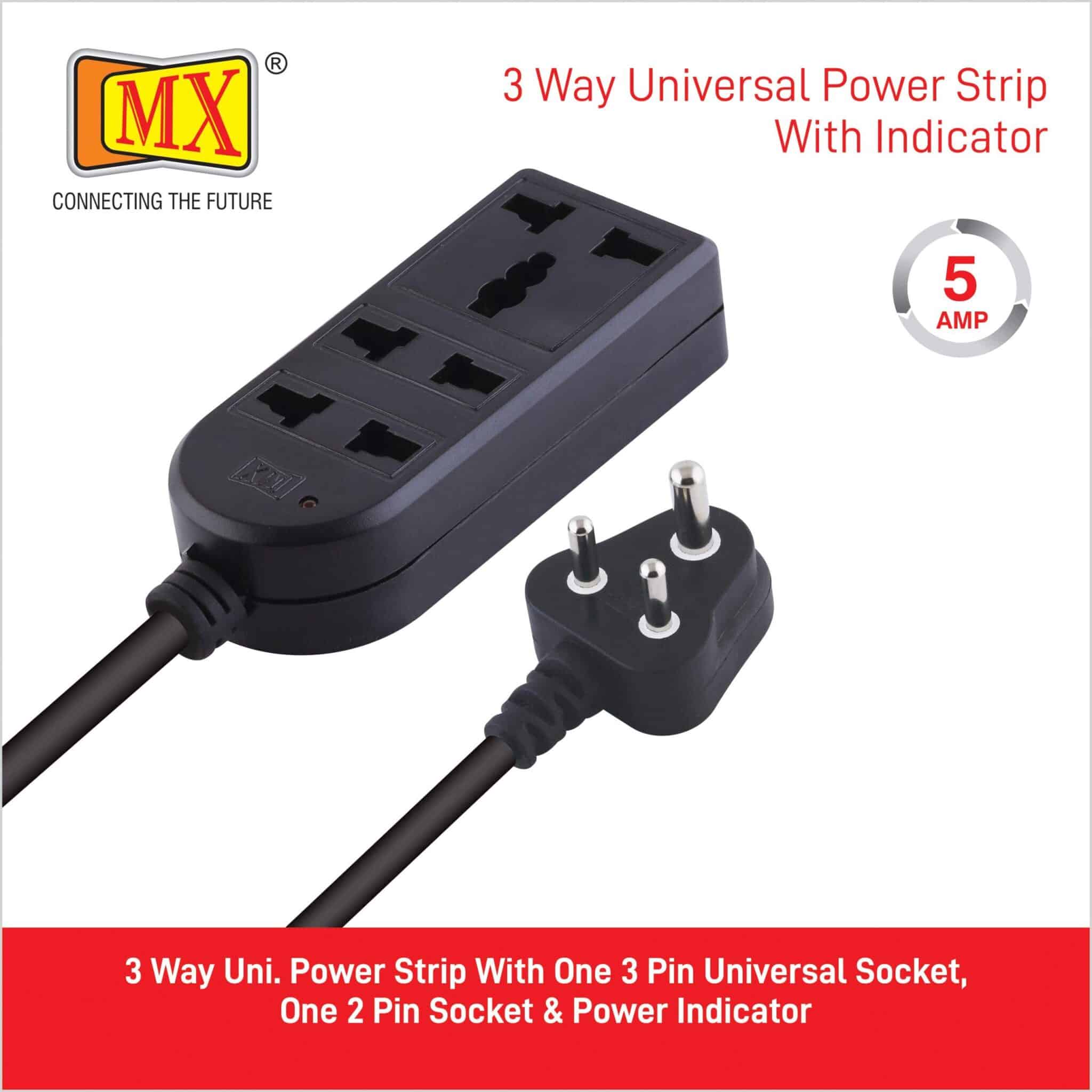 MX UNIVERSAL POWER STRIP(1+2) for home appliances like electric cooktop & Stove - Image 3
