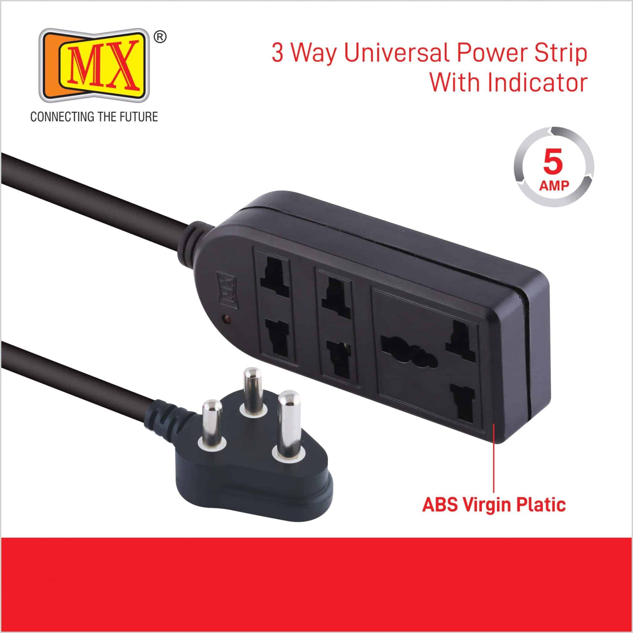 MX UNIVERSAL POWER STRIP(1+2) for home appliances like electric cooktop & Stove - Image 2