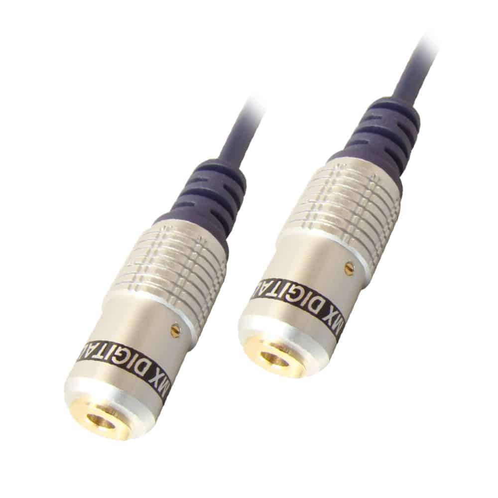 MX EP Stereo Female 3.5mm To EP Stereo Female 3.5mm Cord (digital Link) Gold Plated - 3 Mtr