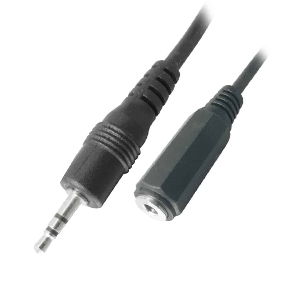 MX EP Stereo Male 2.5mm To EP Stereo Female 3.5mm Cord - 3 Mtr