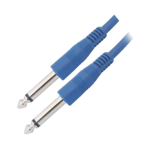 MX 6.35mm P-38 Mono Male To 6.35mm P-38 Mono Male Cord Heavy 6mm 1.5M Cable MX 3040