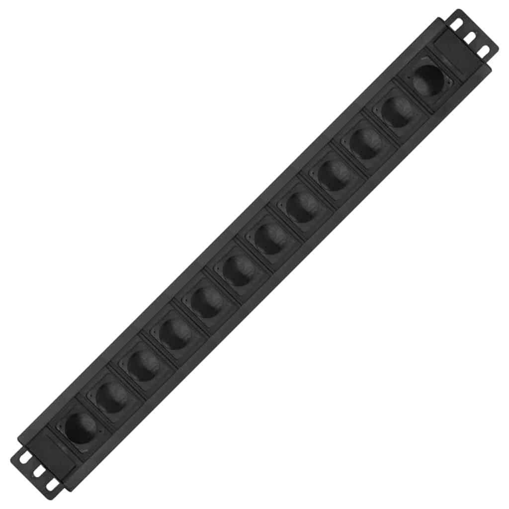 MX 24-Way Studio Junction Box Rack / Wall Mount - Pro Audio Stage Plate ...