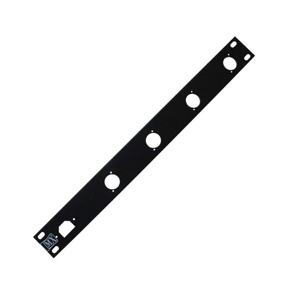 MX Studio Plate 1 x 8 Way + 1 AC Socket: Size 486 x 50 mm - Pro Audio Stage Plate