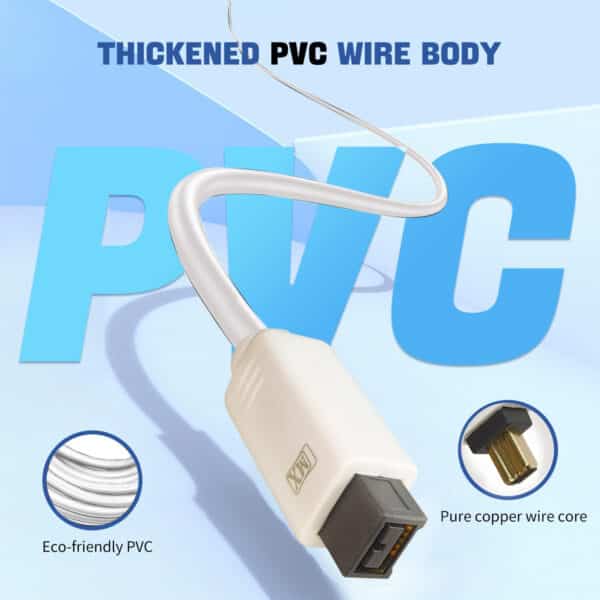 MX FireWire IEEE 1394 9 Pin Male to IEEE 1394 4 Pin Male Cord - 1.5 Meters