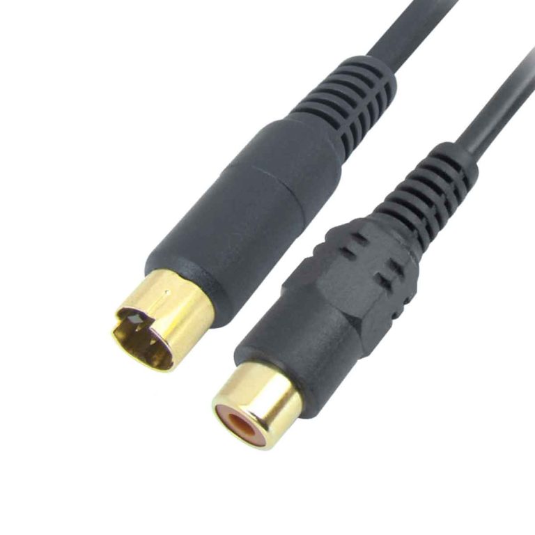 MX S-VIDEO 4 Pin Mini DIN Male To RCA Female Cord Length - 6