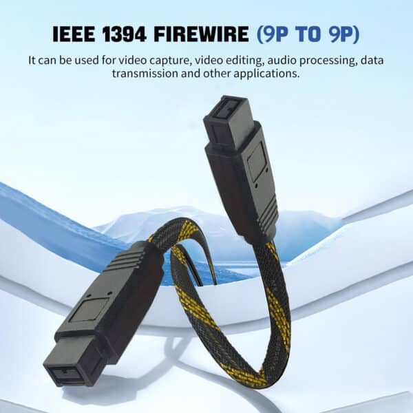 MX FireWire IEEE 1394B 9 Pin to 9 Pin Cord 10 mtr
