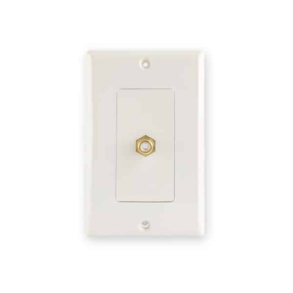1 WAY RCA FEMALE – FACE PLATE ( ? 114 X 70 mm )