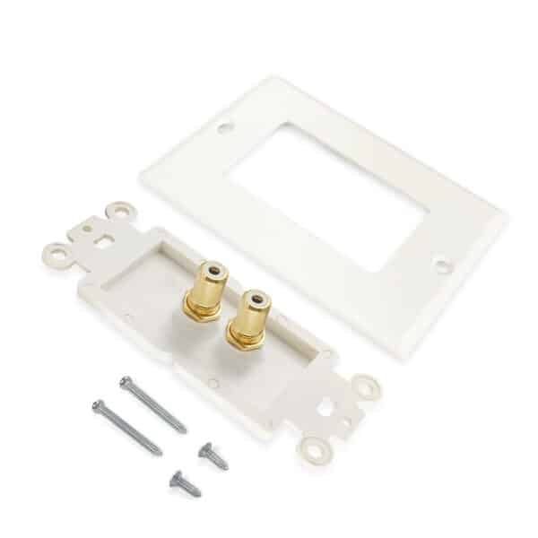 MX 2 WAY RCA FEMALE – FACE PLATE ( ? 114 X 70 mm )