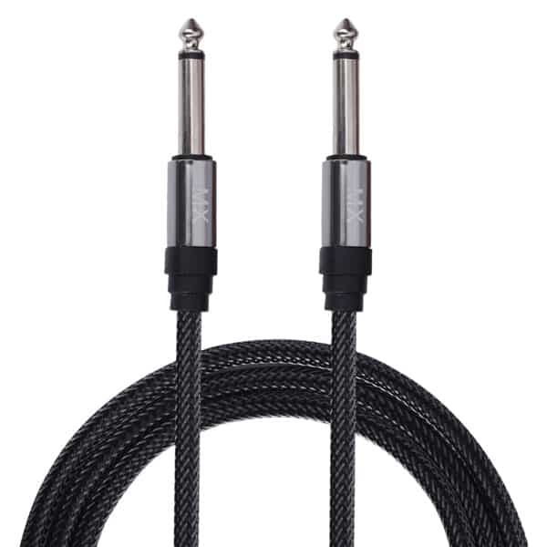 MX 6.35mm P-38 Mono Male To Male Guitar/Instrument Cable 1.5M MX 3996