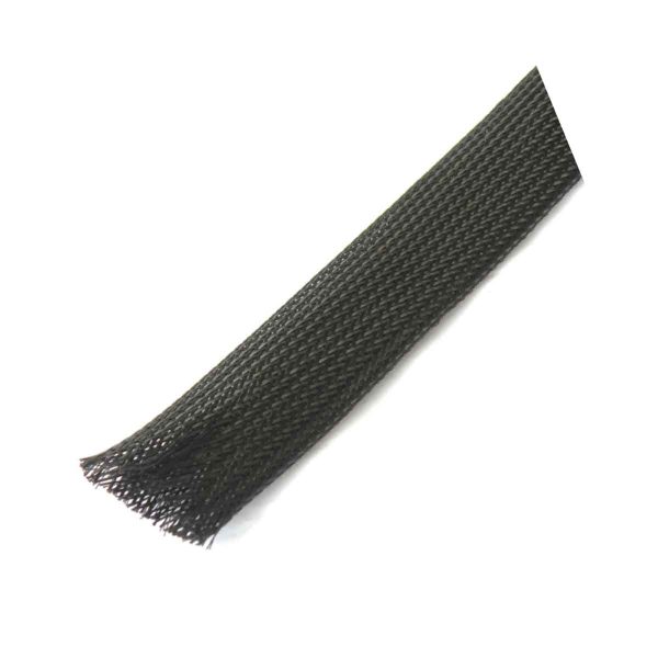 MX Nylon Mesh PET Braided Sleeving Flame Retardant - 40mm (500 Mtr. Roll)